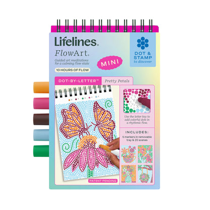FlowArt Mini: Dot-By-Letter, Pretty Petals Lifelines