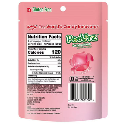 Amos Peelerz Gummy Peach