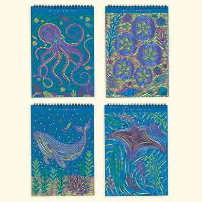 FlowArt: Dot-By-Letter, Into the Deep Metallic Lifelines