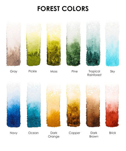 Watercolor Pocket Set, Forest Colors Grabie
