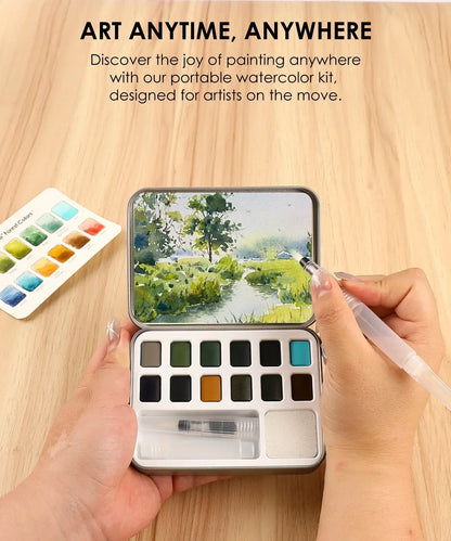 Watercolor Pocket Set, Forest Colors Grabie