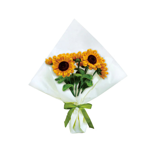 Chenille Flower Bouquet Kit Sunflower
