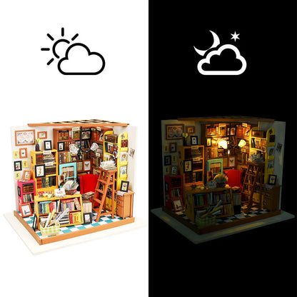DIY Miniature House: Sam's Study