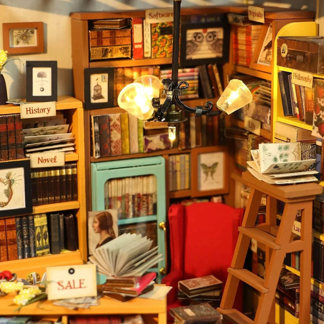 DIY Miniature House: Sam's Study