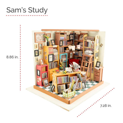 DIY Miniature House: Sam's Study