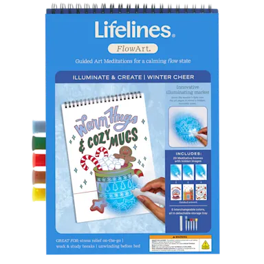 Lifelines FlowArt UV Art Holiday Cheer
