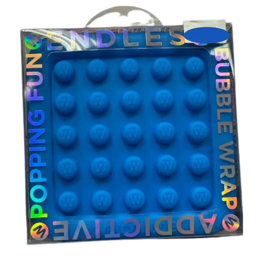 Blue Endless Bubble Wrap Fidget Toy