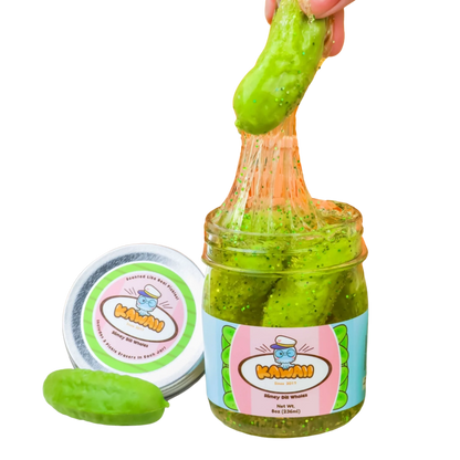 Shimmery Pickle Slime Kawaii