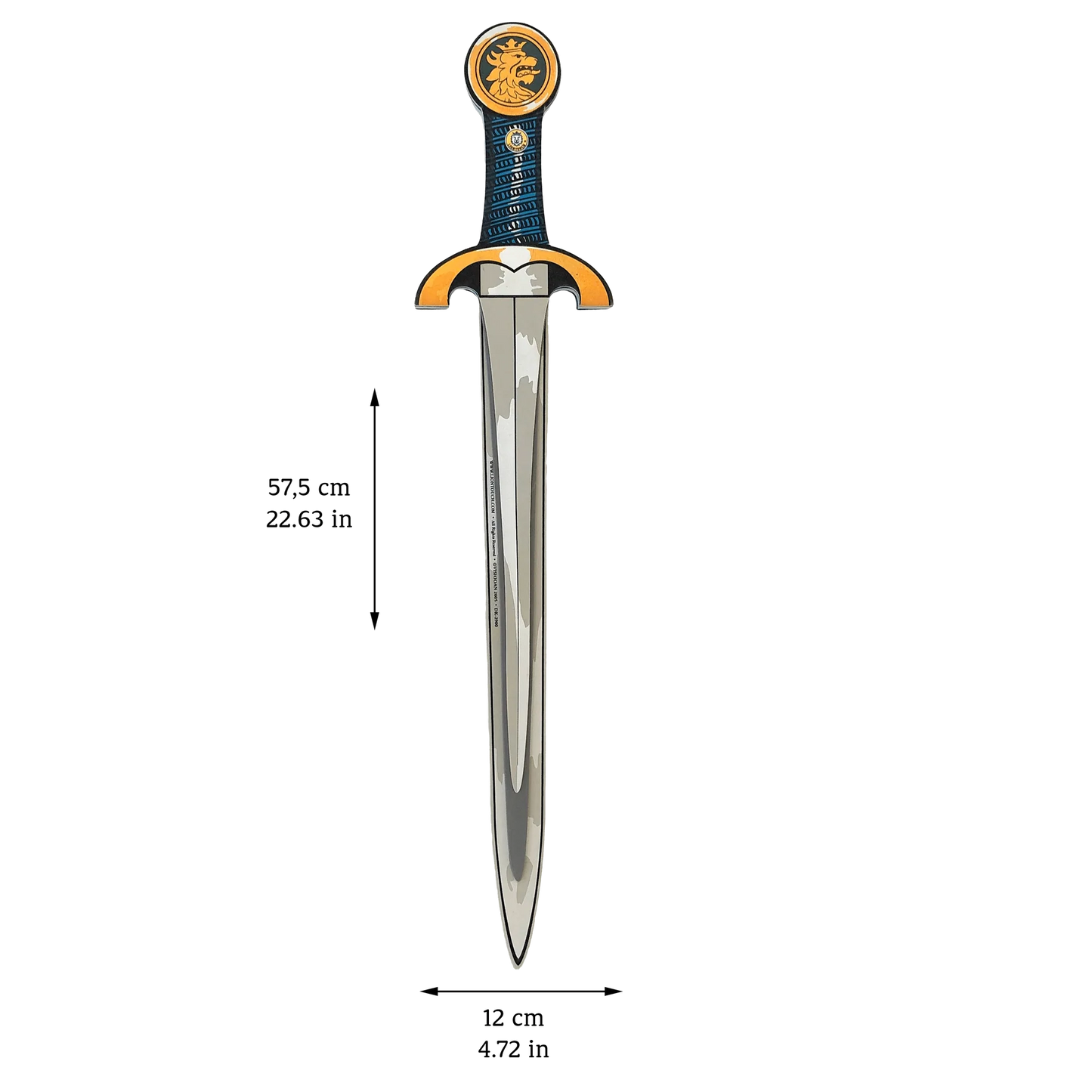 Blue Noble Knight Sword