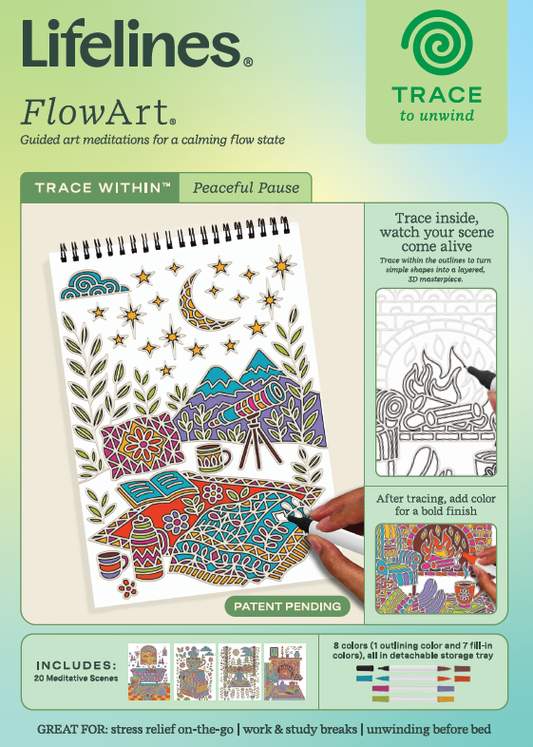 FlowArt: Trace Within Peaceful Pause
