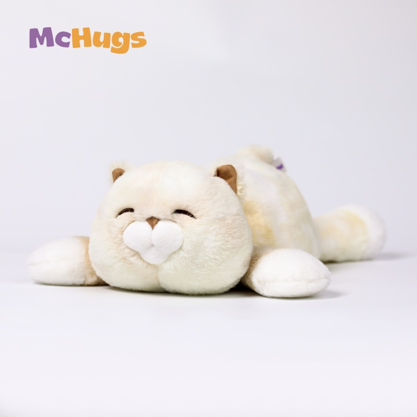 McHugs Lazy Cat Lazy Weighted Plush Animal 30cm