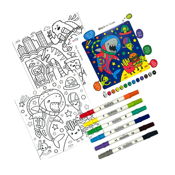 Colortopia Color By Number Kit Epic Adventures