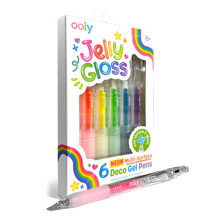 Jelly Gloss Neon Multi Surface Deco Gel Pens