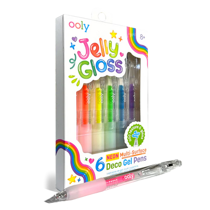 Jelly Gloss Neon Multi Surface Deco Gel Pens
