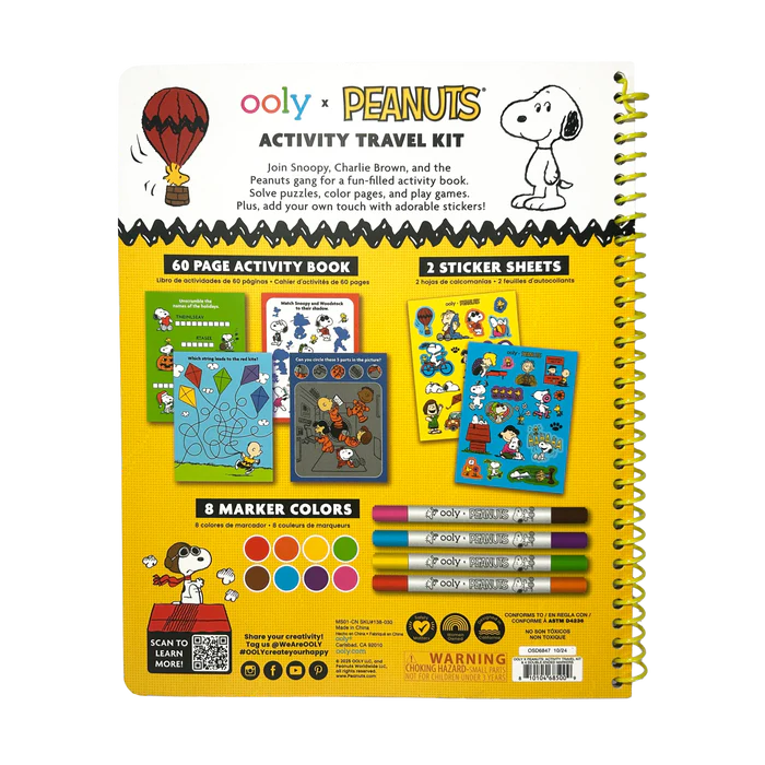 Ooly x Peanuts Activity Travel Kit