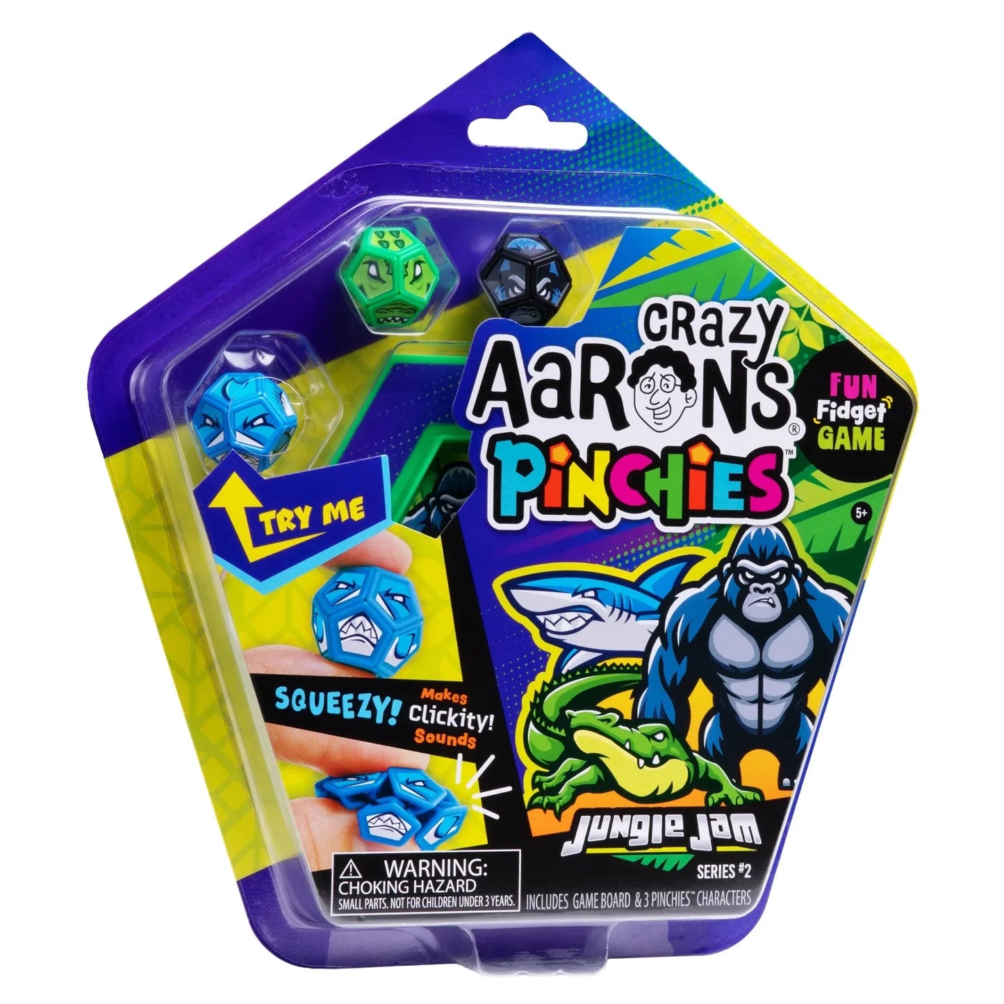 Pinchies Fidget Game Jungle Jam Crazy Aarons