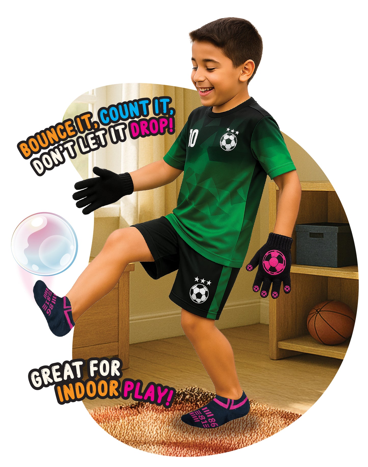 Bubble Goalz: Bubbles You Can Kick & Catch!