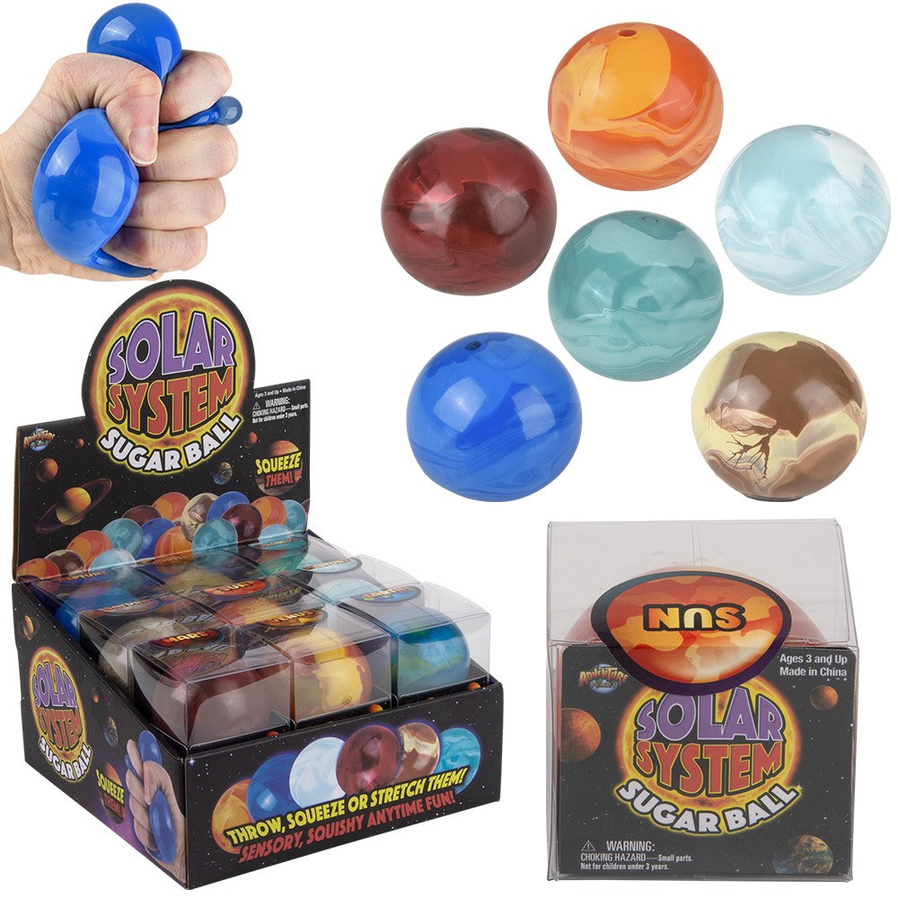 Sugar Solar System Squeezy Ball 2.5"