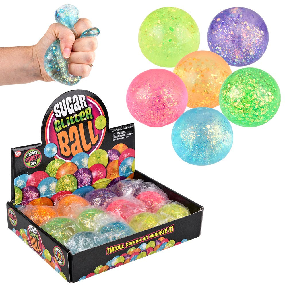 Sugar Glitter Squeezy Ball