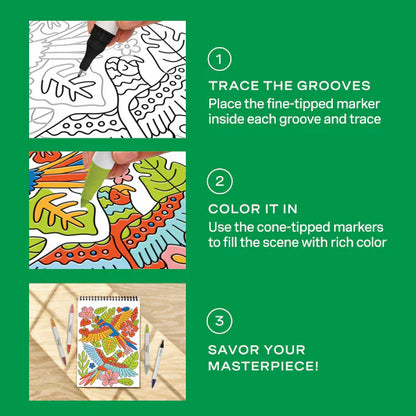 FlowArt: Trace-By-Groove, Jungle Oasis Lifelines