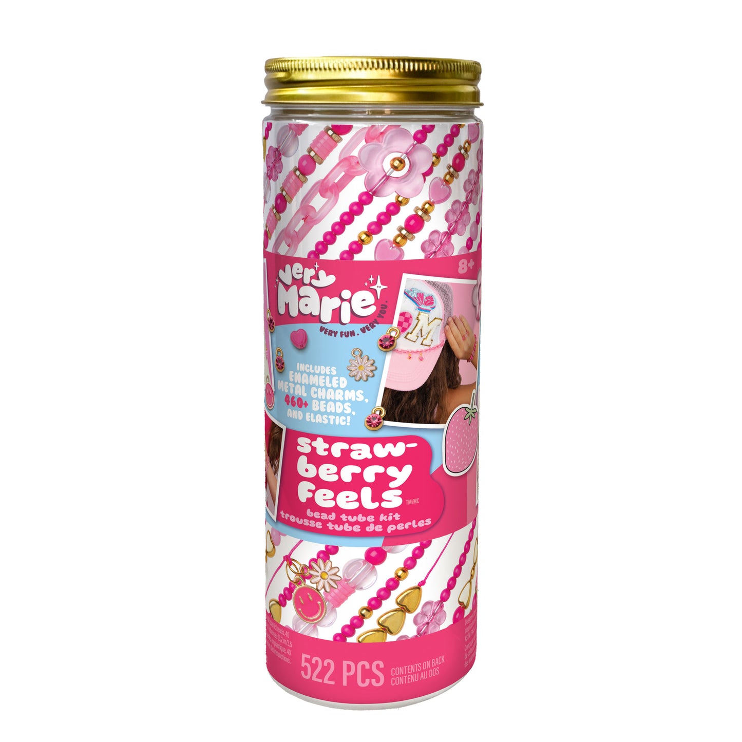 Strawberry Feels Bead Tube Very Marie