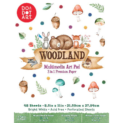 Woodland Multimedia Art Pad