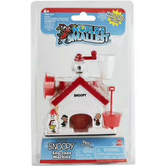 World's Smallest Snoopy Snow Cone