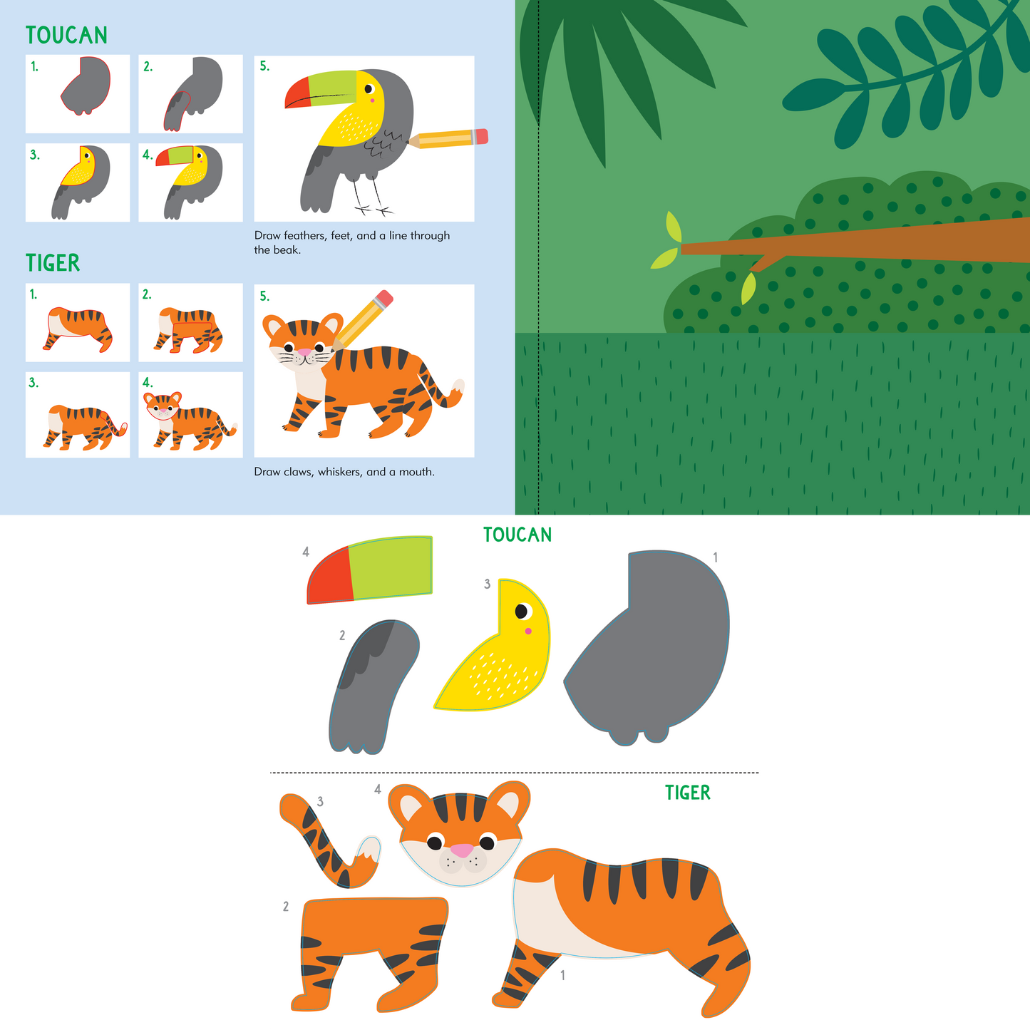 Sticker & Draw Animals (Create 30 Animals!)