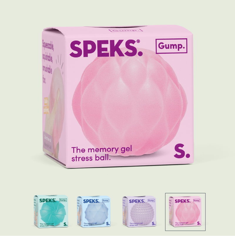 Gump Memory Gel Stress Ball Surface Display