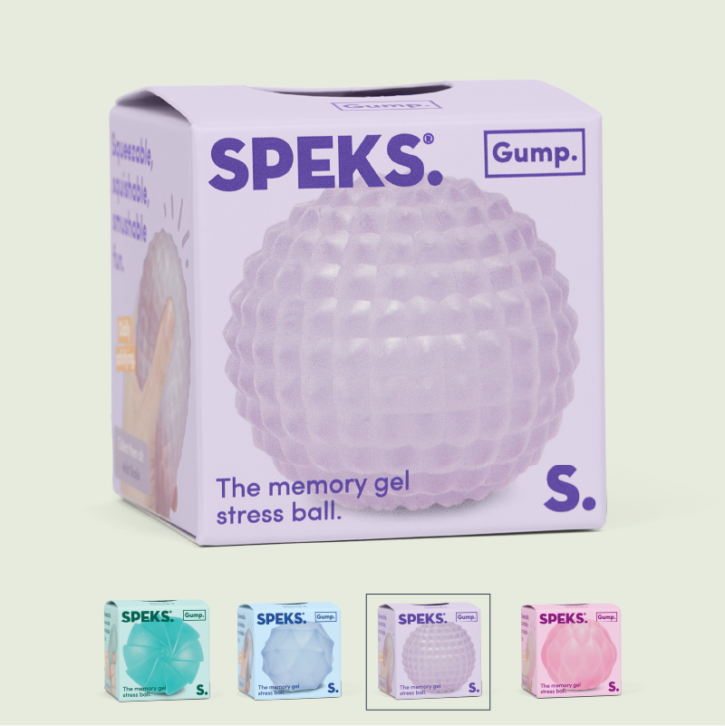 Gump Memory Gel Stress Ball Surface Display