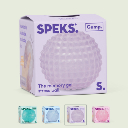 Gump Memory Gel Stress Ball Surface Display