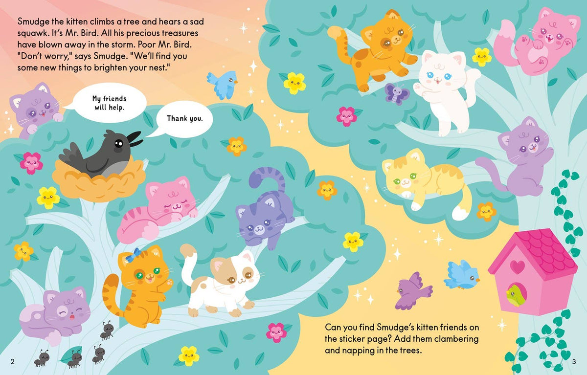Cute Stickers Kittens: Usborne