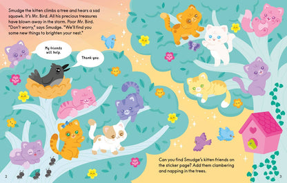 Cute Stickers Kittens: Usborne