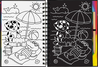 Scratch & Sketch Cozy Animals