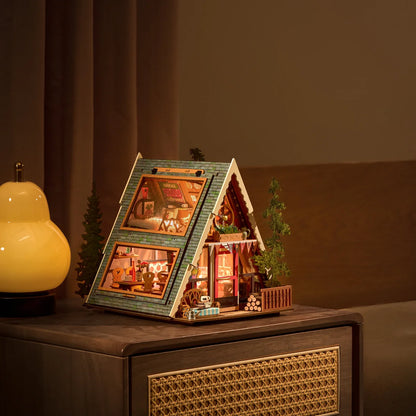 A-Frame Cabin DIY Miniature House Kit