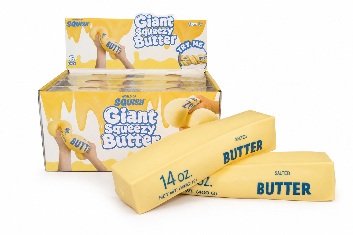 10" Giant Squeezy Butter - World of Squish