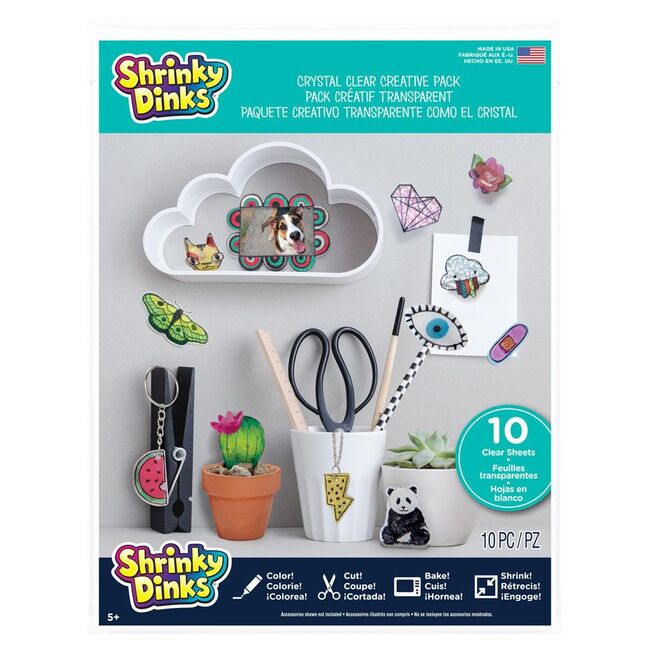 Shrinky Dinks Crystal Clear Sheets
