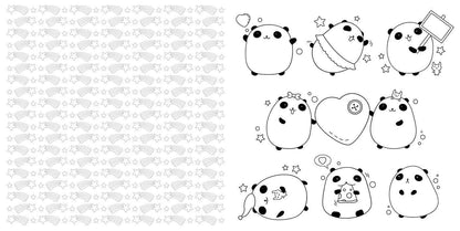 I Heart Kawaii Coloring Book