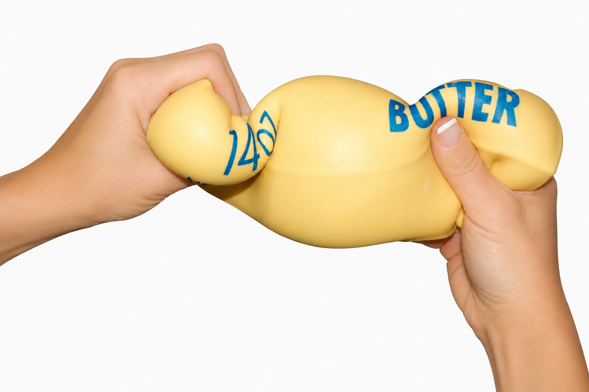 10" Giant Squeezy Butter - World of Squish