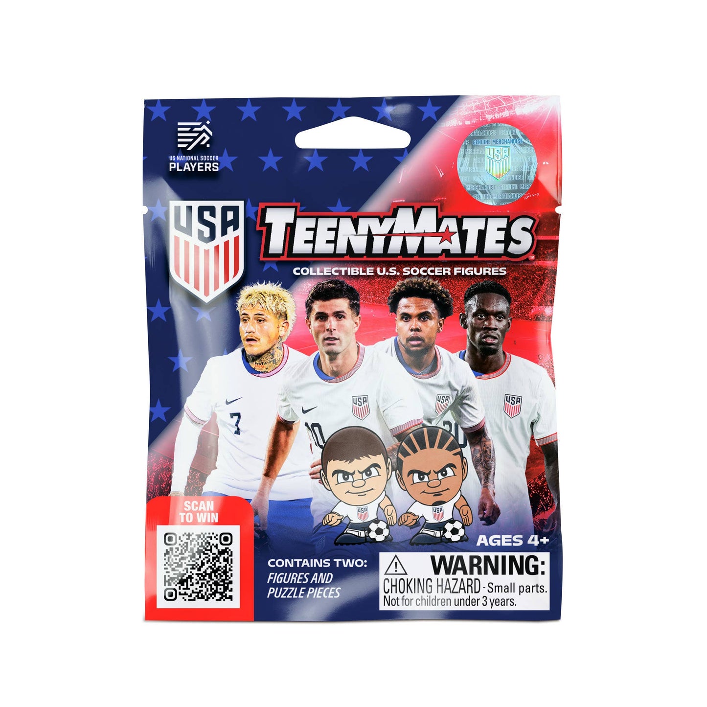 TeenyMates USA Mens Soccer Tin