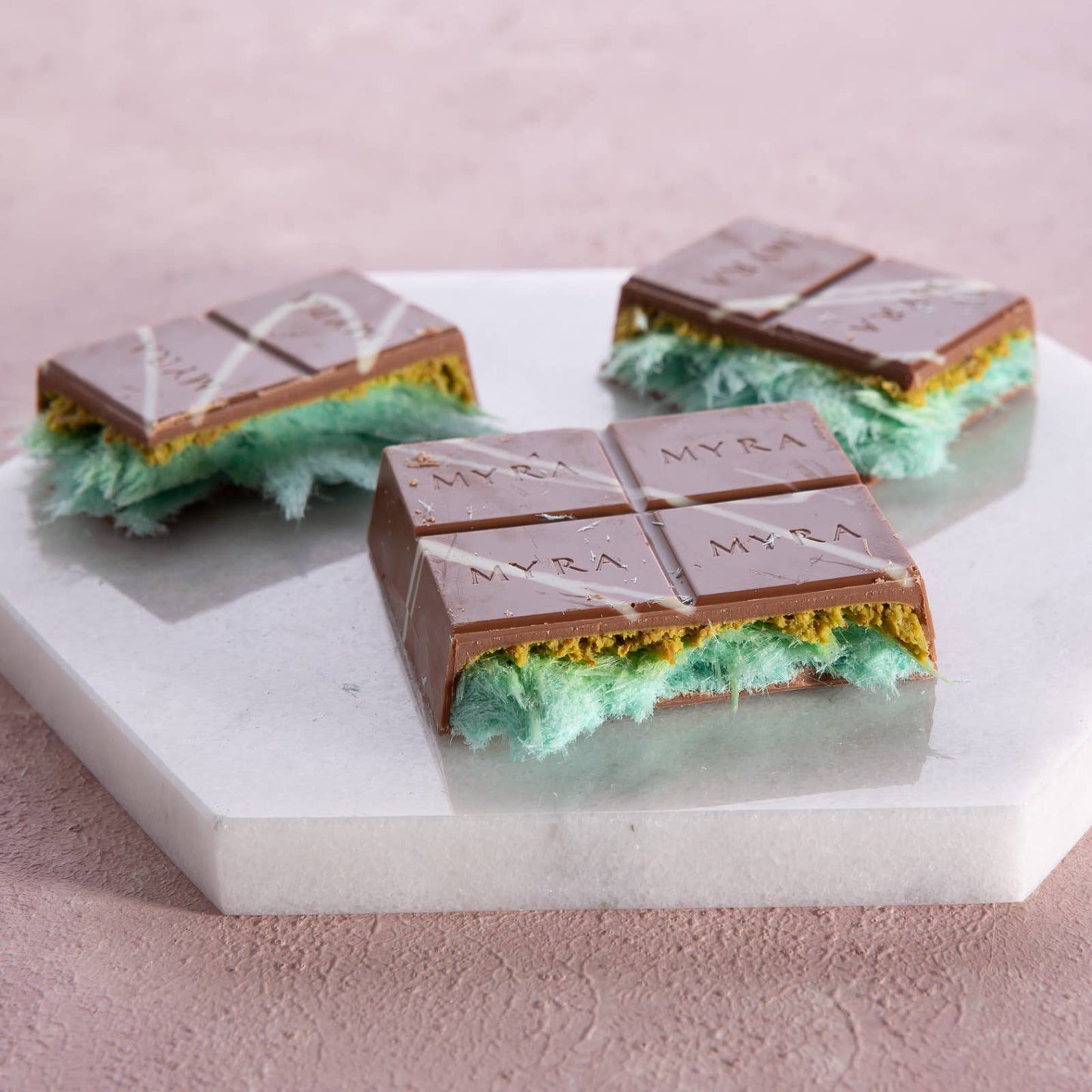 Caramel Angel Hair Dubai Chocolate Cotton Candy