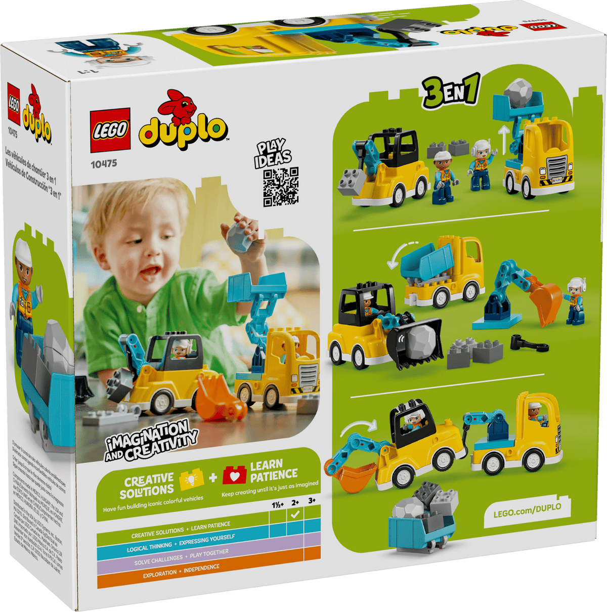 LEGO 3 IN 1 CONSTRUCTION VEHICLES DUPLO