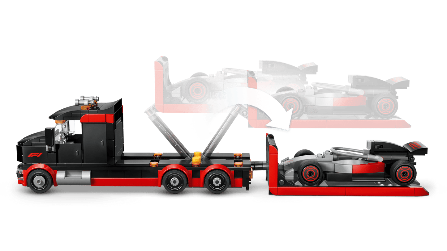 F1 Display Truck with Audi Race Car Lego City