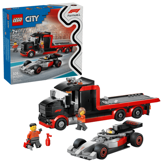 F1 Display Truck with Audi Race Car Lego City