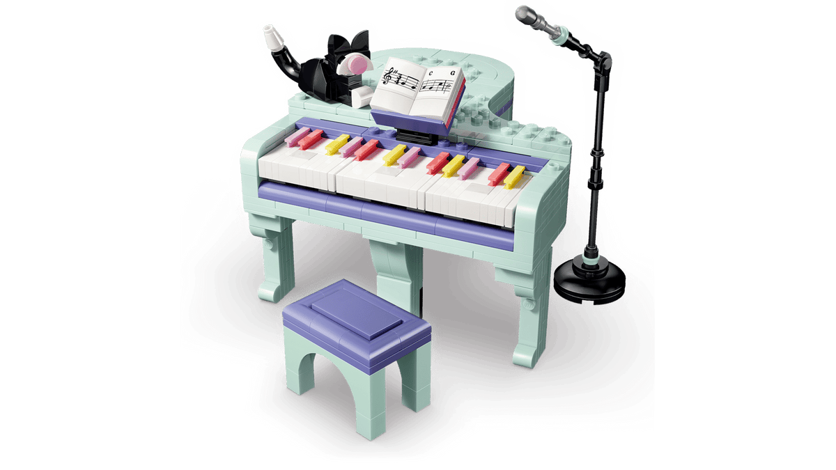 LEGO 3 in 1 Music Decor Piano With Cat