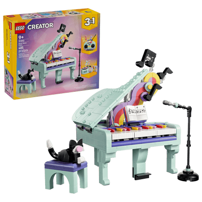 LEGO 3 in 1 Music Decor Piano With Cat