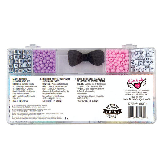 Tell Your Story Alphabet Bead Case - Pastel