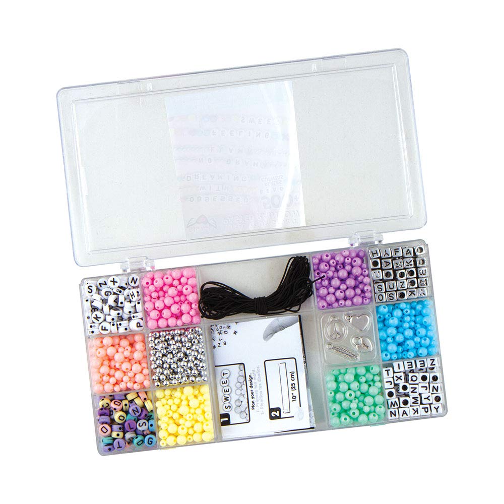Tell Your Story Alphabet Bead Case - Pastel