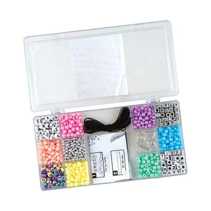 Tell Your Story Alphabet Bead Case - Pastel