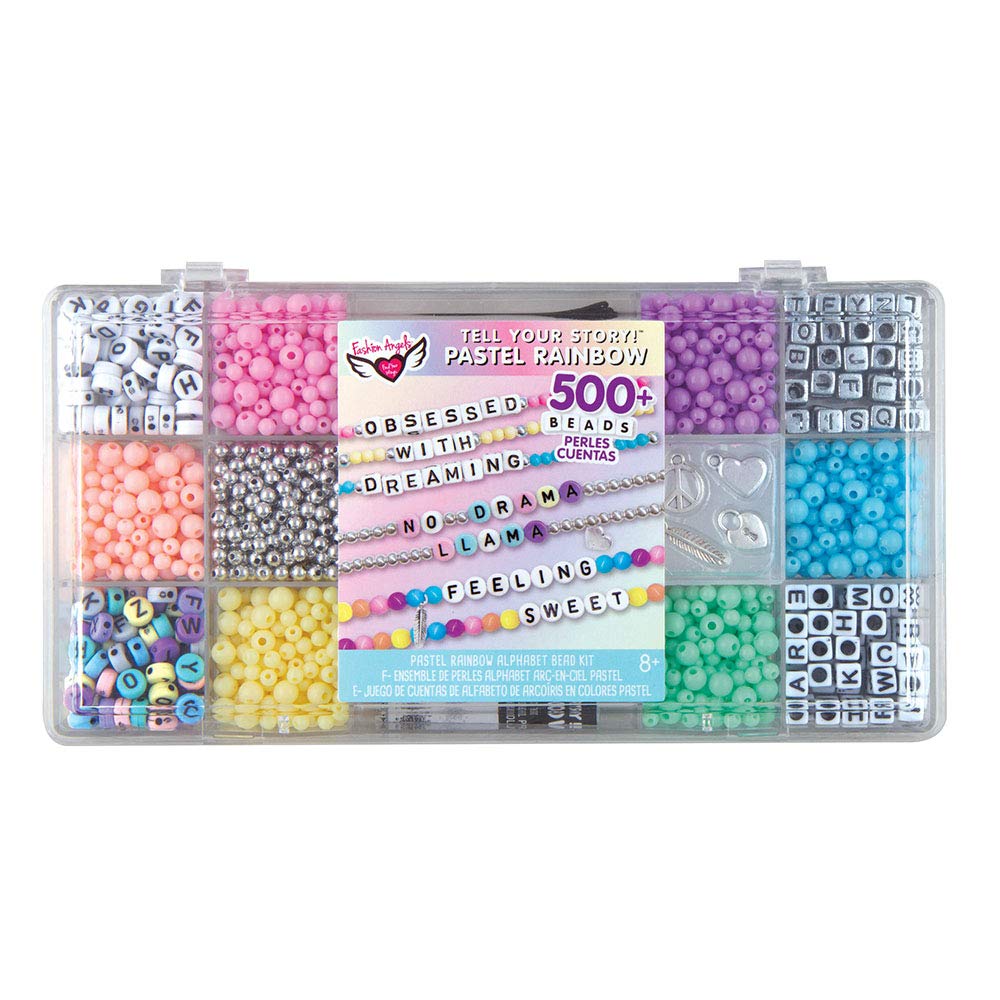Tell Your Story Alphabet Bead Case - Pastel
